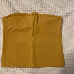 Yellow tube top